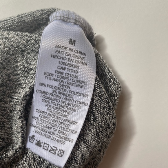 Dynamite 3/4 Sleeve Grey Top ! - Picture 2 of 5